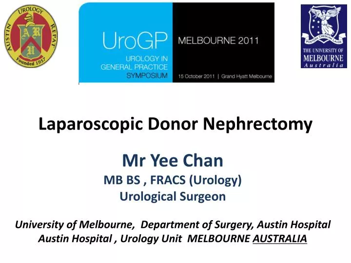 laparoscopic donor nephrectomy