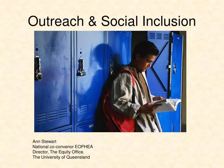 outreach social inclusion