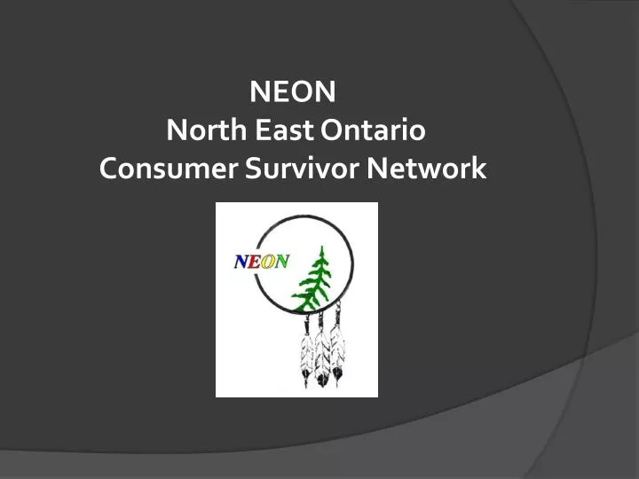 neon north east ontario consumer survivor network