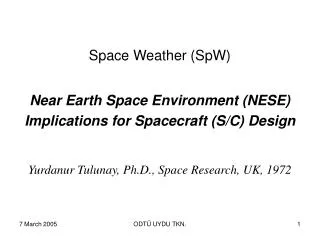 Space Weather (SpW)