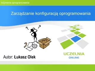 zarz dzanie konfiguracj oprogramowania