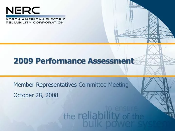 2009 performance assessment