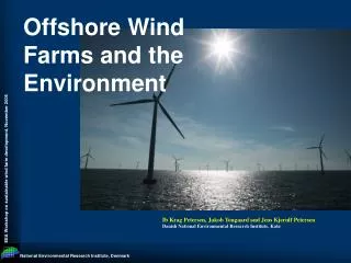 Offshore Wind Farms and the Environment