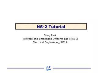 NS-2 Tutorial