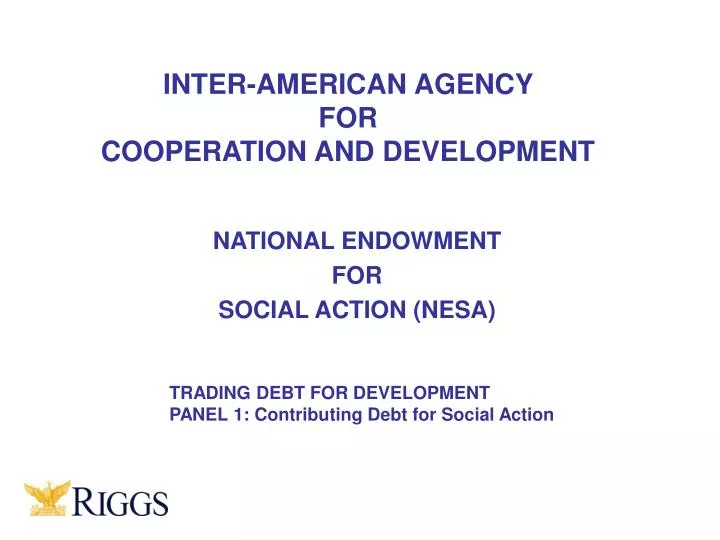 inter american agency for cooperation and development