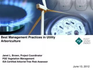 Best Management Practices in Utility Arboriculture