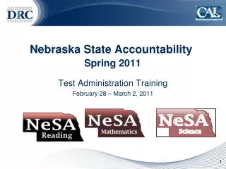 Nebraska State Accountability Spring 2011