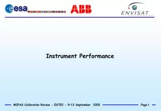 Instrument Performance