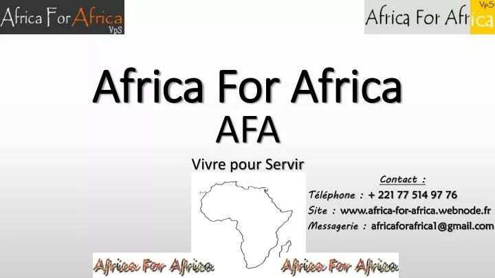 africa for africa