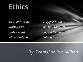 Ethics