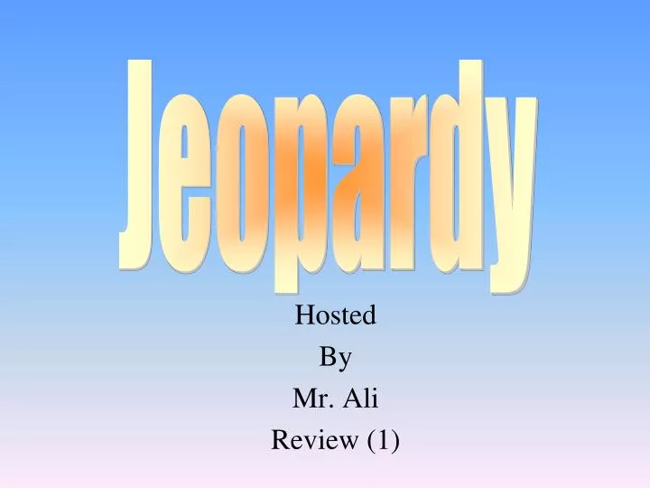 hosted by mr ali review 1