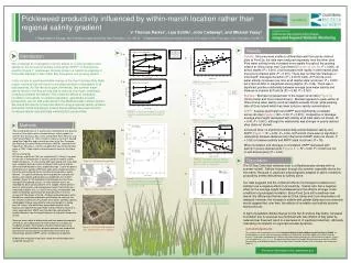 Pickleweed productivity influenced by within-marsh location rather than regional salinity gradient