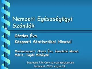 nemzeti eg szs g gyi sz ml k