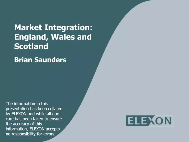 market integration england wales and scotland