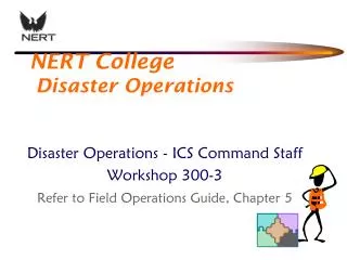 NERT College Disaster Operations