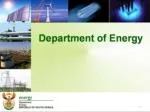 DEPARTMENT OF ENERGY - slide 1
