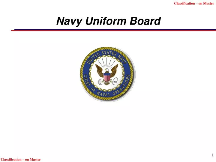 navy uniform board