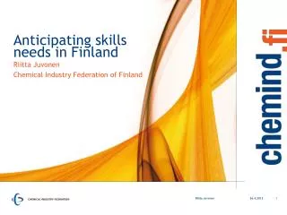 Anticipating skills needs in Finland