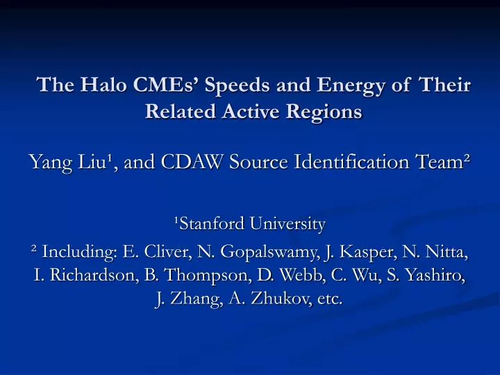 the halo cmes speeds and energy of their related active regions