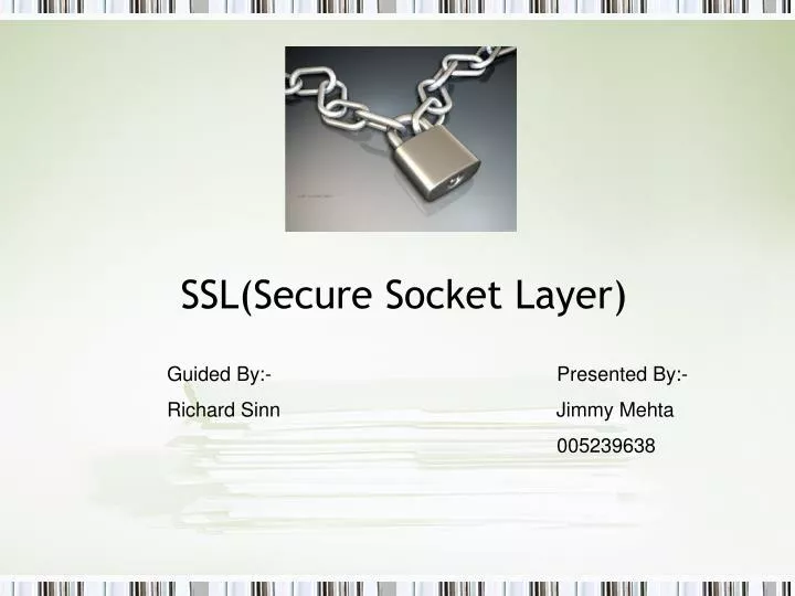 ssl secure socket layer