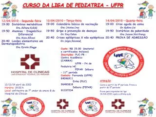 curso da liga de pediatria ufpr