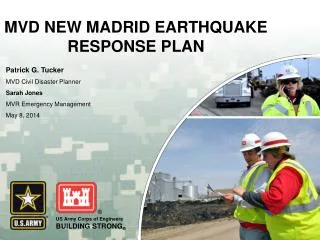 MVD NEW MADRID EARTHQUAKE RESPONSE PLAN