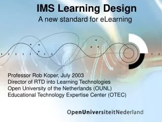 IMS Learning Design