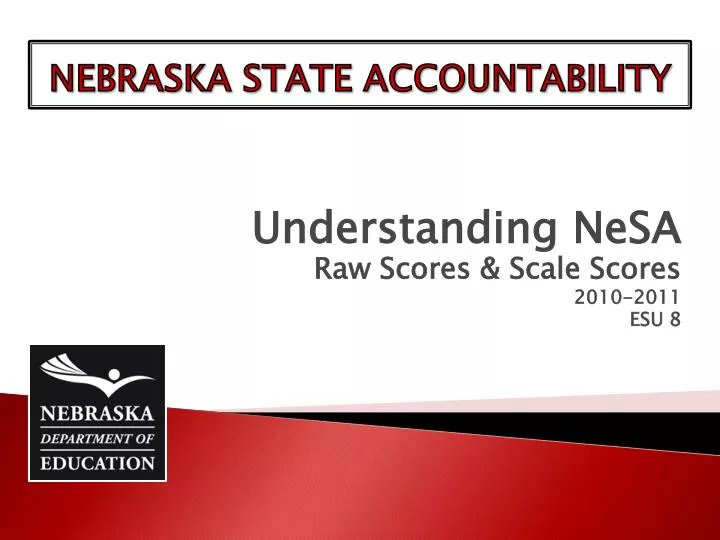 understanding nesa raw scores scale scores 2010 2011 esu 8