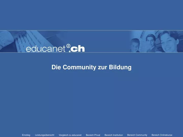 die community zur bildung