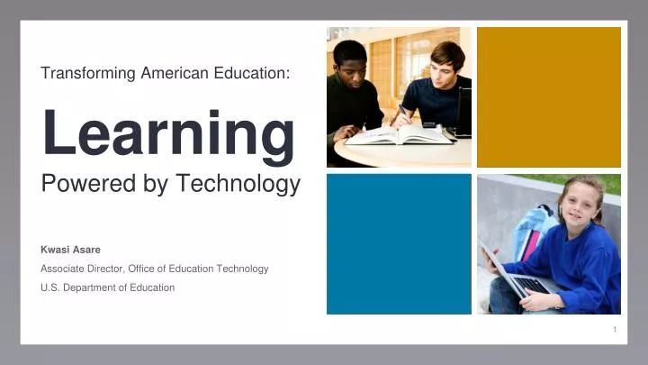 transforming american education learning powered by technology