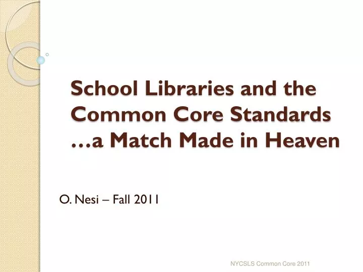 school libraries and the common core standards a match made in heaven