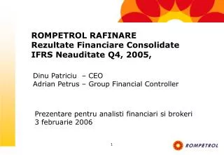 dinu patriciu ceo adrian petrus group financial controller