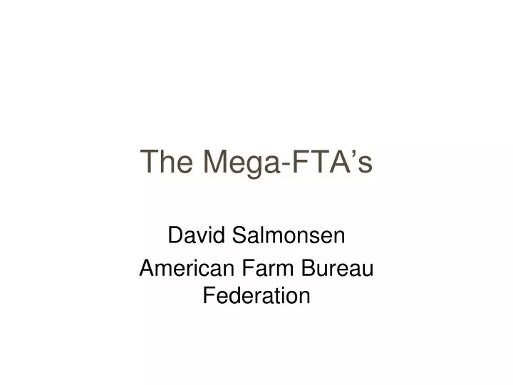 the mega fta s