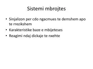 sistemi mbrojtes