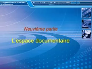 neuvi me partie l espace documentaire