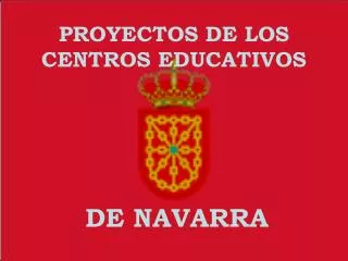 proyectos de los centros educativos