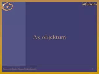 az objektum
