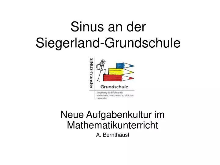 sinus an der siegerland grundschule