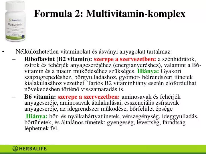 formula 2 multivitamin komplex