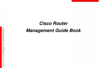 Cisco Router Management Guide Book