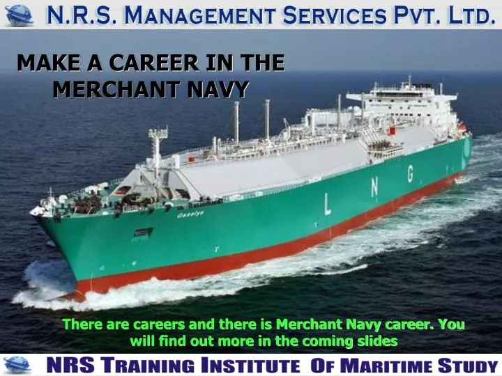 make a career in the merchant navy