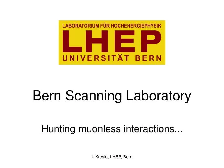 bern scanning laboratory