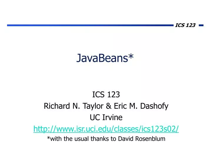 javabeans