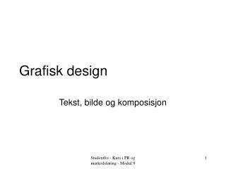 grafisk design