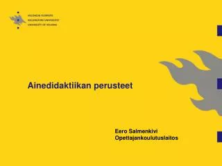 ainedidaktiikan perusteet