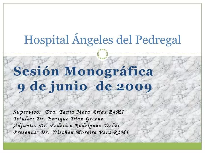 hospital ngeles del pedregal