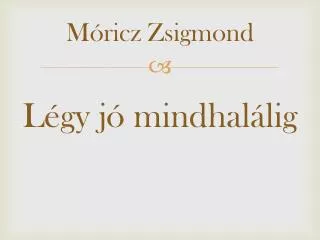 m ricz zsigmond