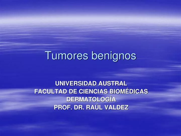 tumores benignos