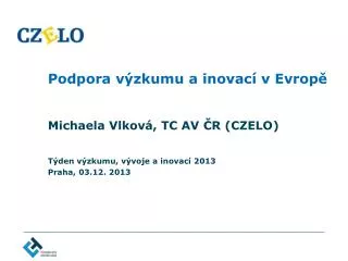 podpora v zkumu a inovac v evrop