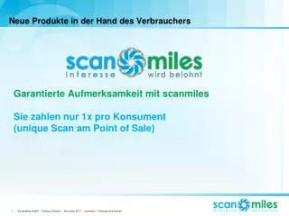 neue produkte in der hand des verbrauchers
